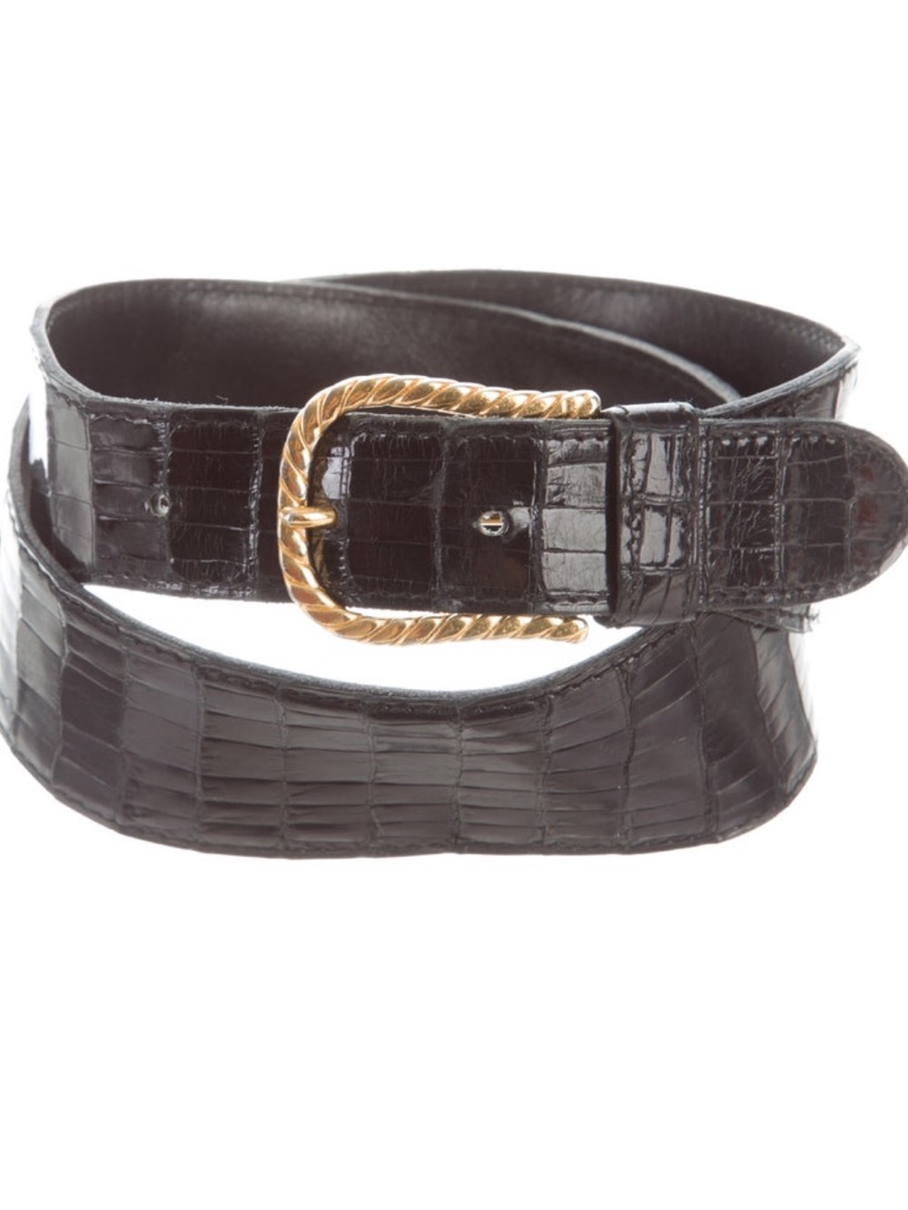 Gucci Embossed Buckle Belt